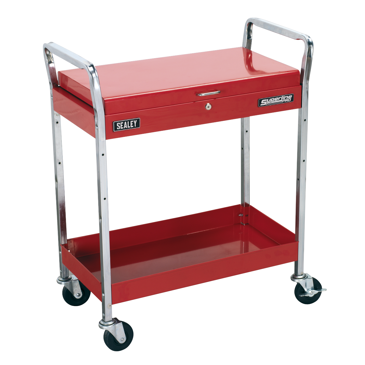 Heavy-Duty Trolley with Lockable Top 2-Level CX104