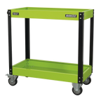 Heavy-Duty Workshop Trolley 2-Level - Hi-Vis Green CX109HV