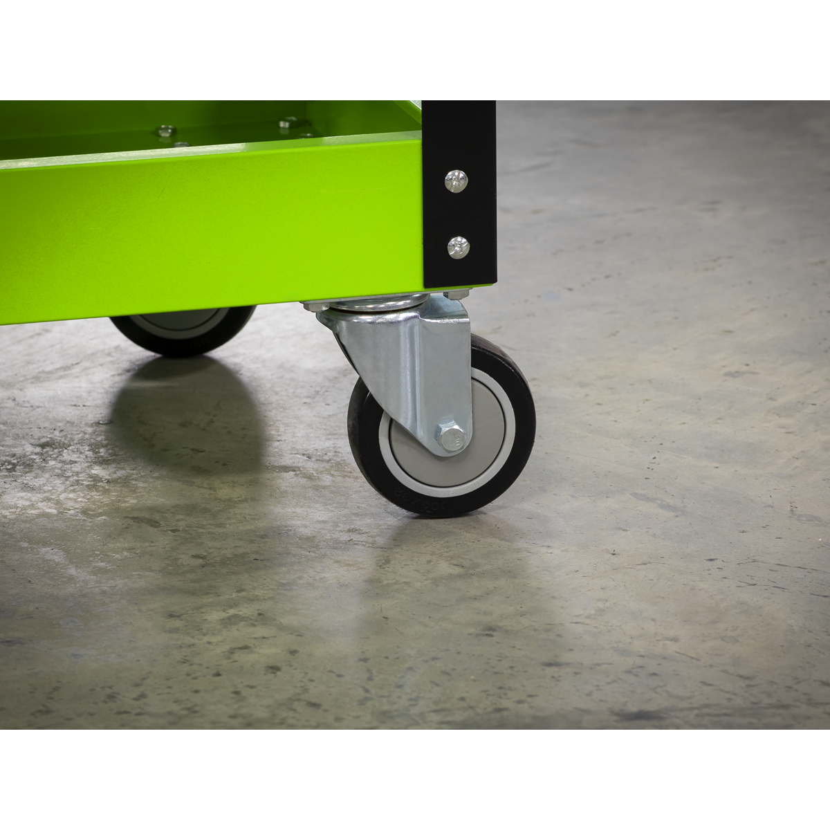 Heavy-Duty Workshop Trolley 3-Level - Hi-Vis Green CX110HV