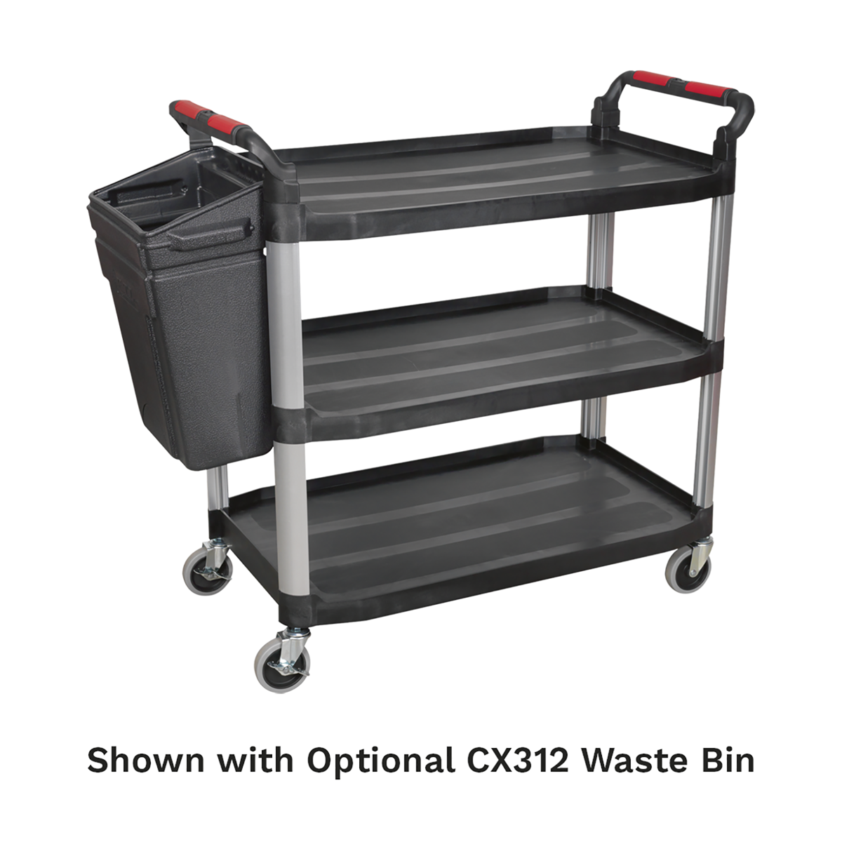 Composite Workshop Trolley 3-Level/3 Wall CX310