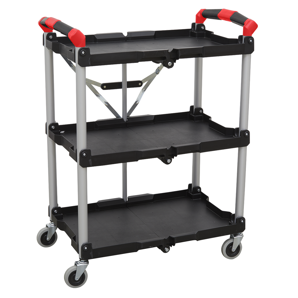 Folding Workshop Trolley 3-Level CX314