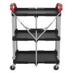 Folding Workshop Trolley 3-Level CX314