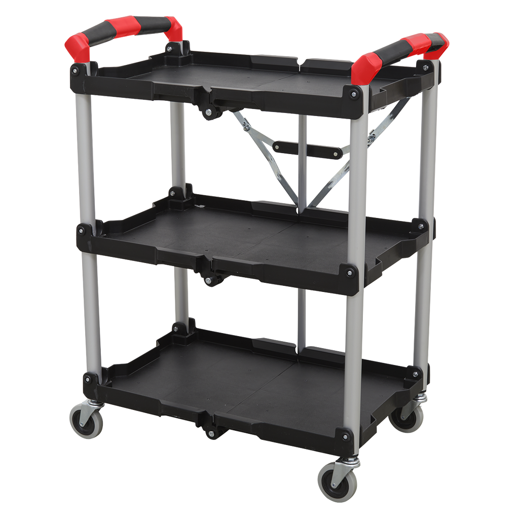Folding Workshop Trolley 3-Level CX314