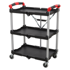 Folding Workshop Trolley 3-Level CX314