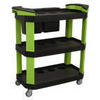 Workshop Detailing Trolley with Storage 3-level CX315