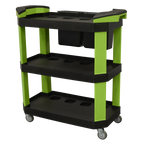 Workshop Detailing Trolley with Storage 3-level CX315