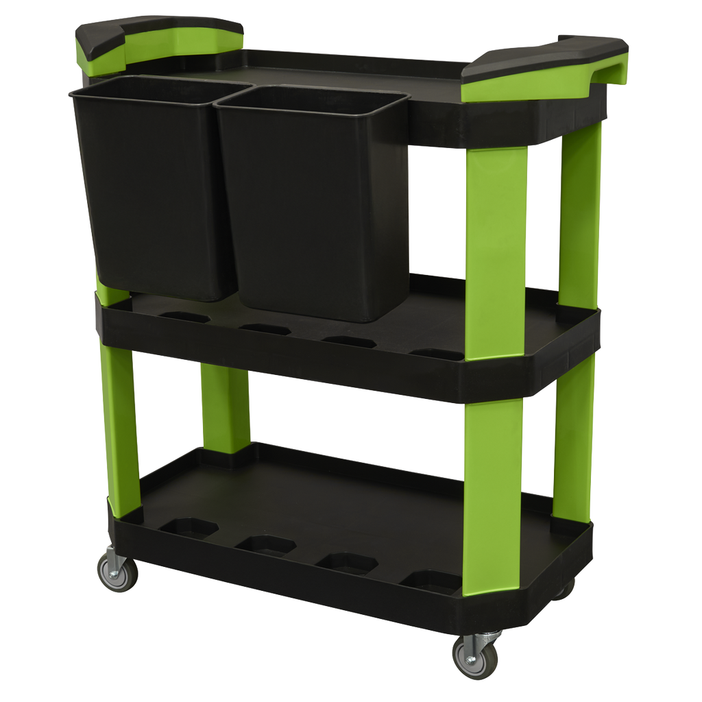 Workshop Detailing Trolley with Storage 3-level CX315
