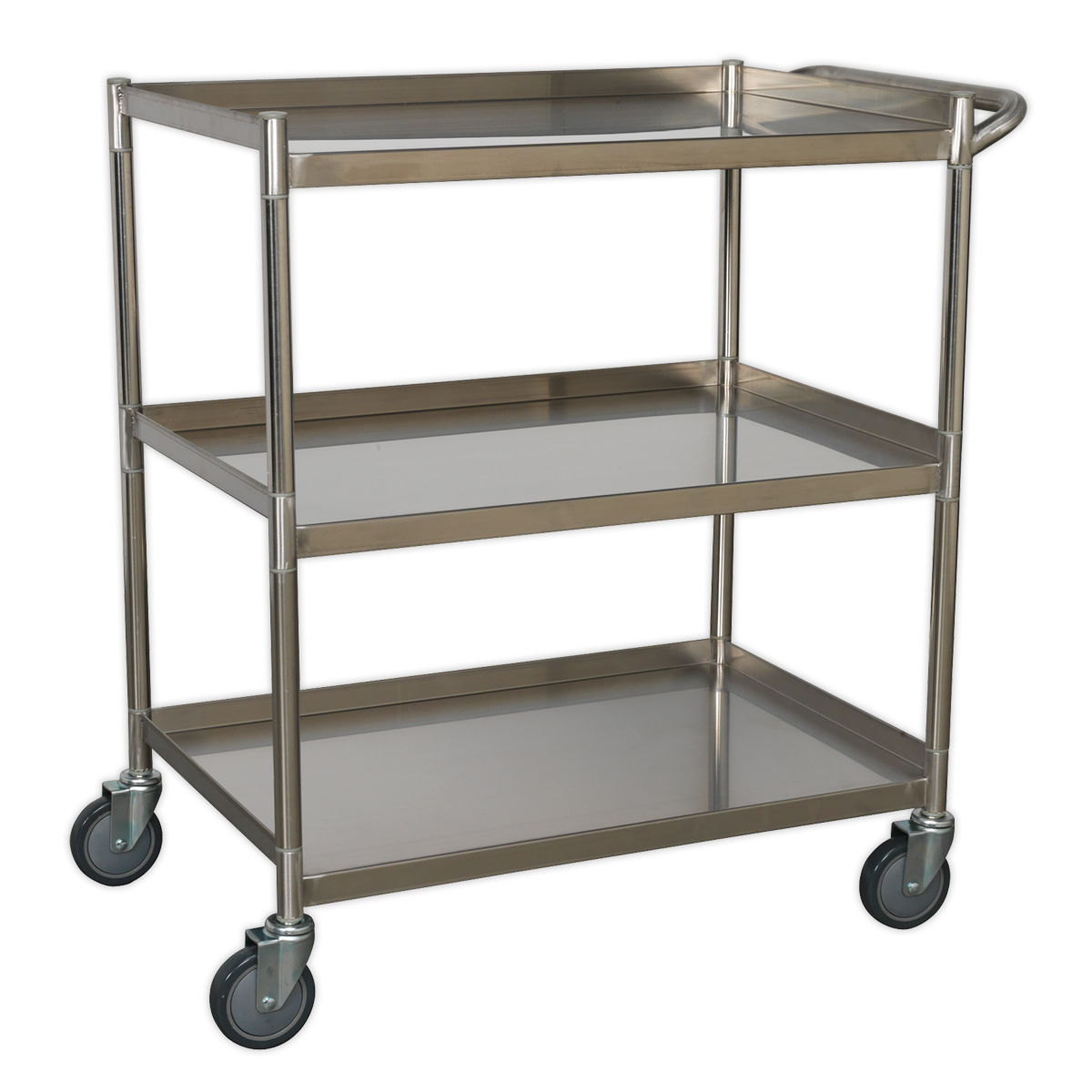 Stainless Steel Workshop Trolley 3-Level CX410SS