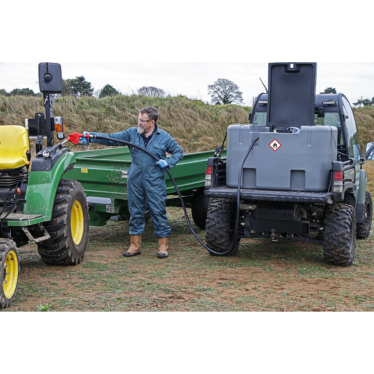 Portable Diesel Tank 400L 12V D400T