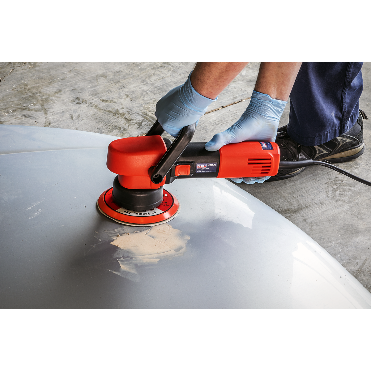 150mm Dual Action Variable Speed Sander 710W/230V DAS150T