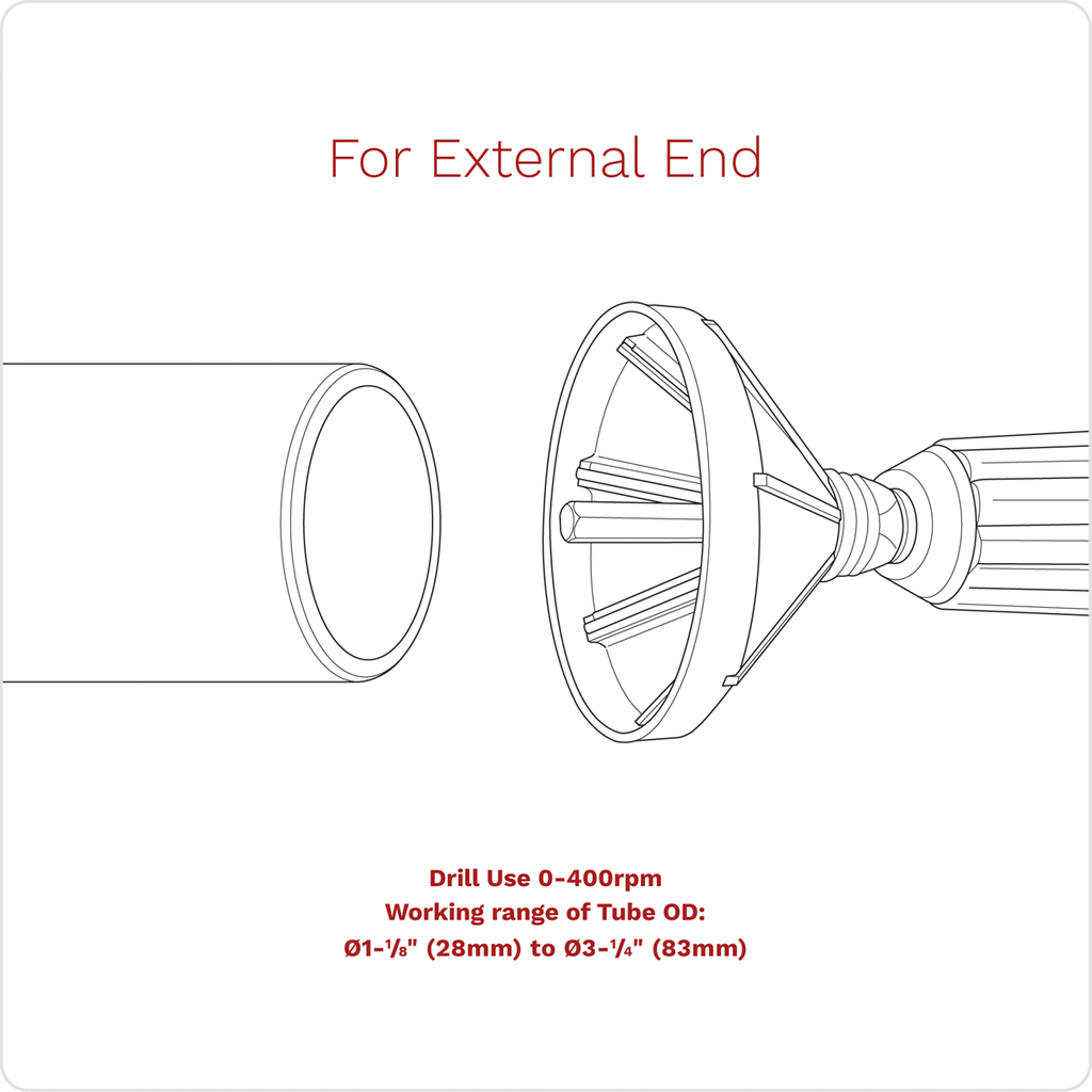 Internal & External 2-in-1 Deburring/Chamfer Tool 27-86mm DB06