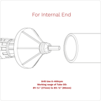 Internal & External 2-in-1 Deburring/Chamfer Tool 27-86mm DB06