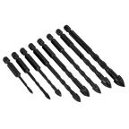 Tile & Glass Drill Bit Set 8pc DBGC1