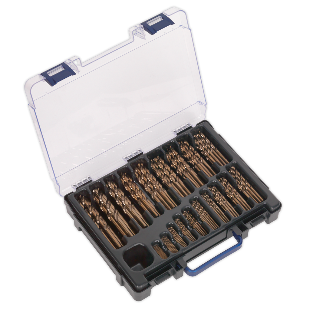 HSS Cobalt Fully Ground Drill Bit Assortment 1-10mm 170pc DBS170CB