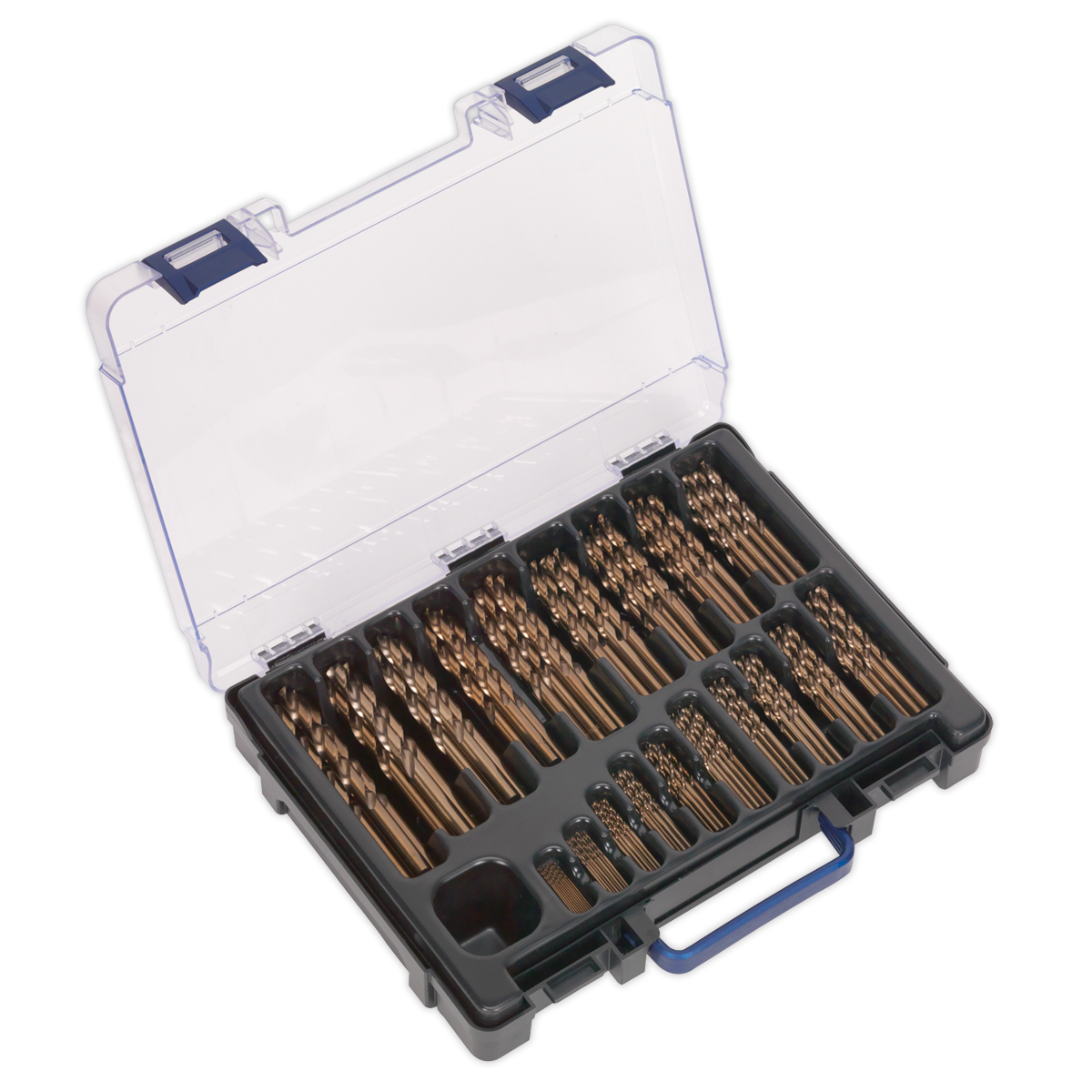 HSS Cobalt Fully Ground Drill Bit Assortment 1-10mm 170pc DBS170CB