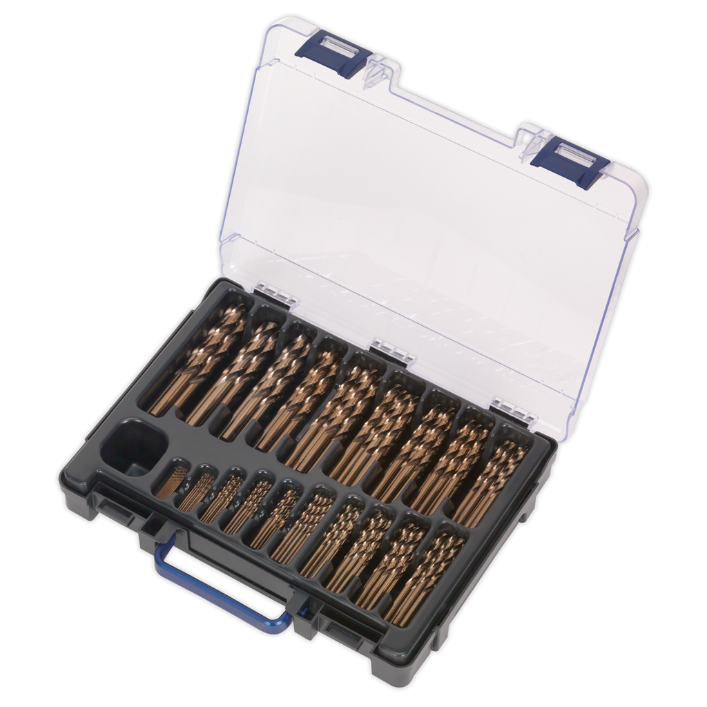 HSS Cobalt Fully Ground Drill Bit Assortment 1-10mm 170pc DBS170CB