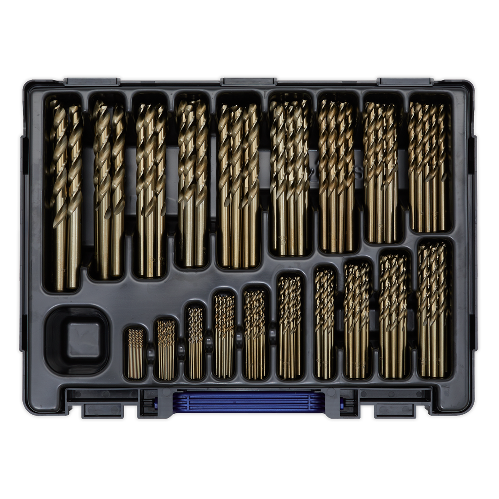 HSS Cobalt Fully Ground Drill Bit Assortment 1-10mm 170pc DBS170CB