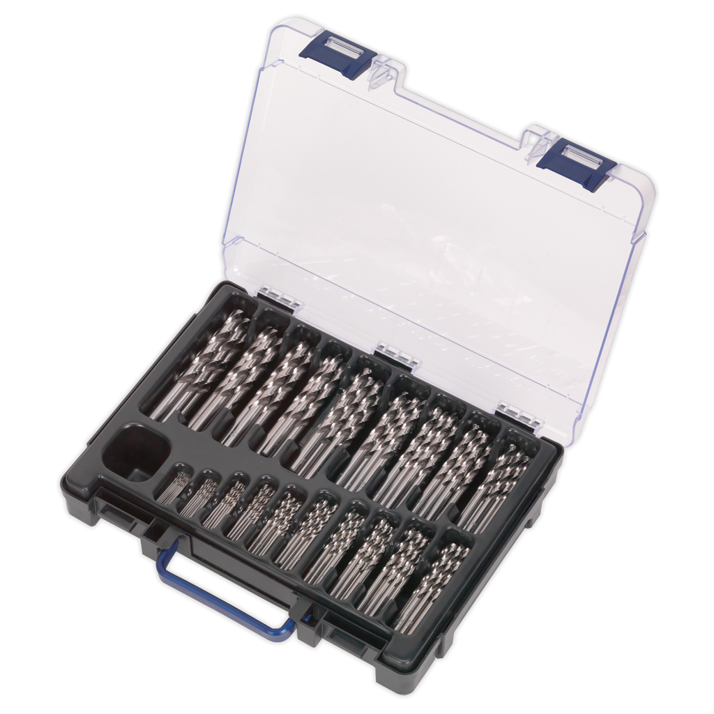 HSS Fully Ground Drill Bit Assortment 1-10mm 170pc DBS170FG