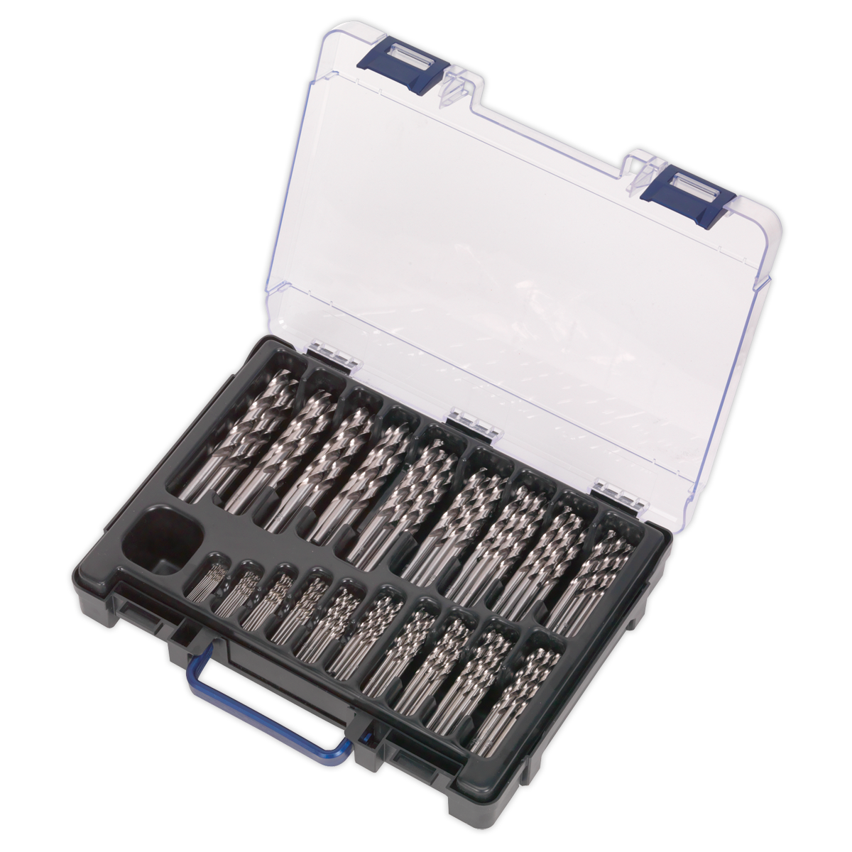HSS Fully Ground Drill Bit Assortment 1-10mm 170pc DBS170FG