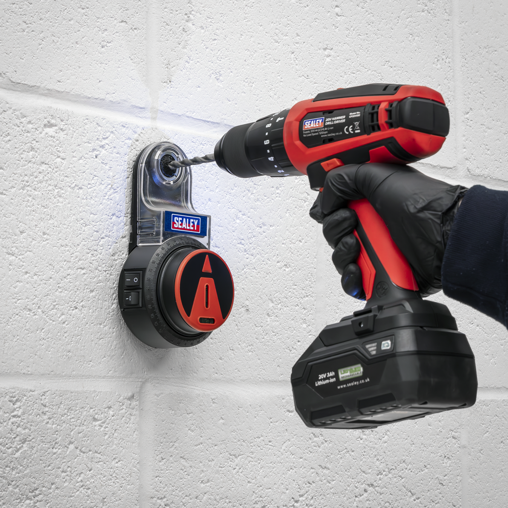 Vacuum Drill Dust Extractor with Laser Light & Spirit Level 3.7V DDE01