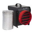 Industrial Fan Heater with Ducting 10kW/400V DEH10001