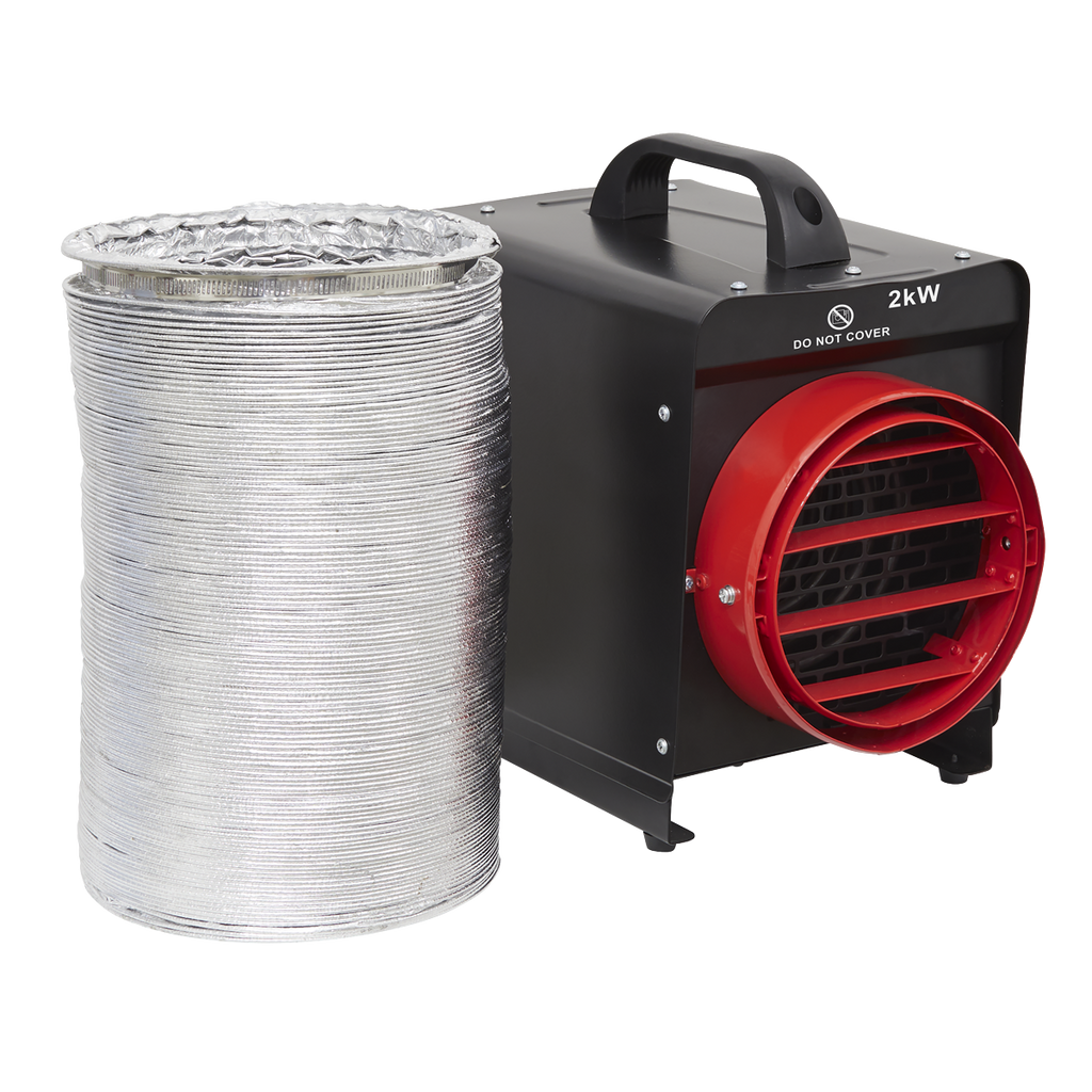 Industrial Fan Heater with Ducting 2kW/230V DEH2001