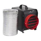 Industrial Fan Heater with Ducting 5kW/400V DEH5001
