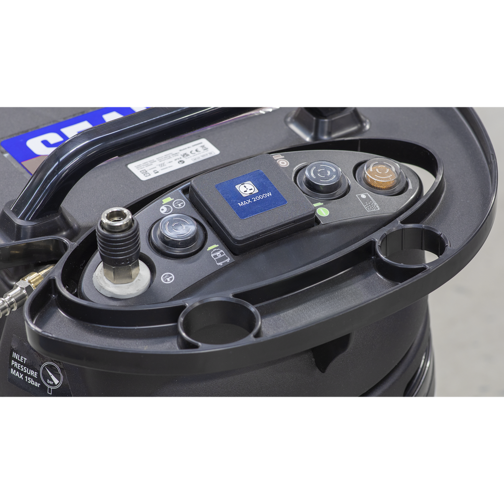 35L M Class Dust-Free Industrial Wet & Dry Vacuum Cleaner with Self-Clean for Air/Electric Power Tools 1000W/230V DFS35M