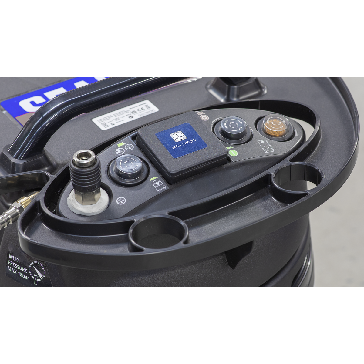35L M Class Dust-Free Industrial Wet & Dry Vacuum Cleaner with Self-Clean for Air/Electric Power Tools 1000W/230V DFS35M