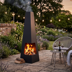 Wood Burner/Chiminea - Black Steel DG105