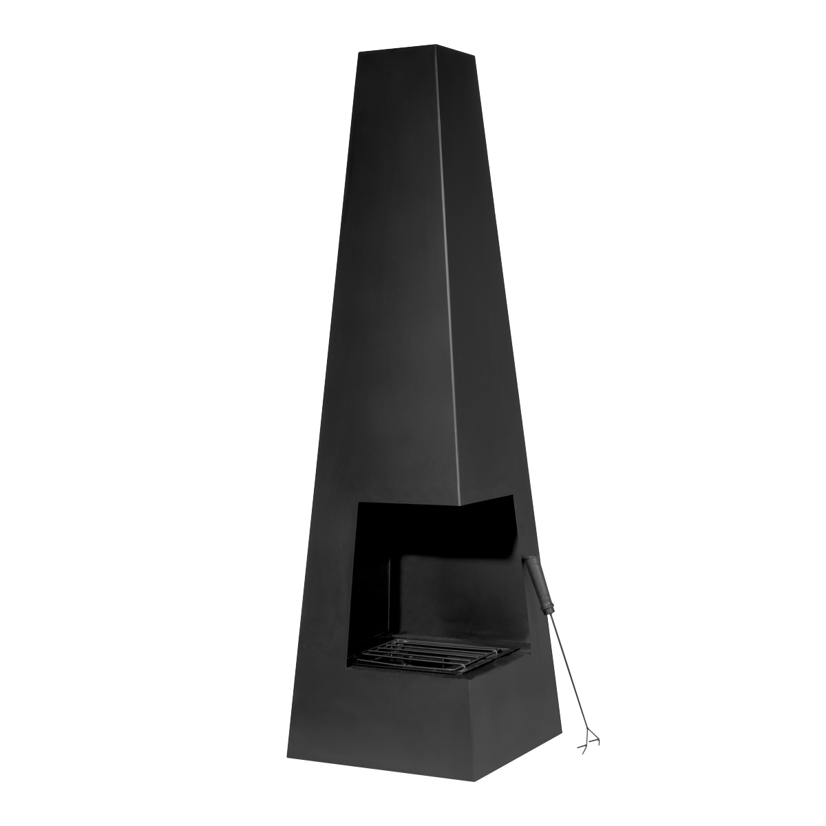 Wood Burner/Chiminea - Black Steel DG105