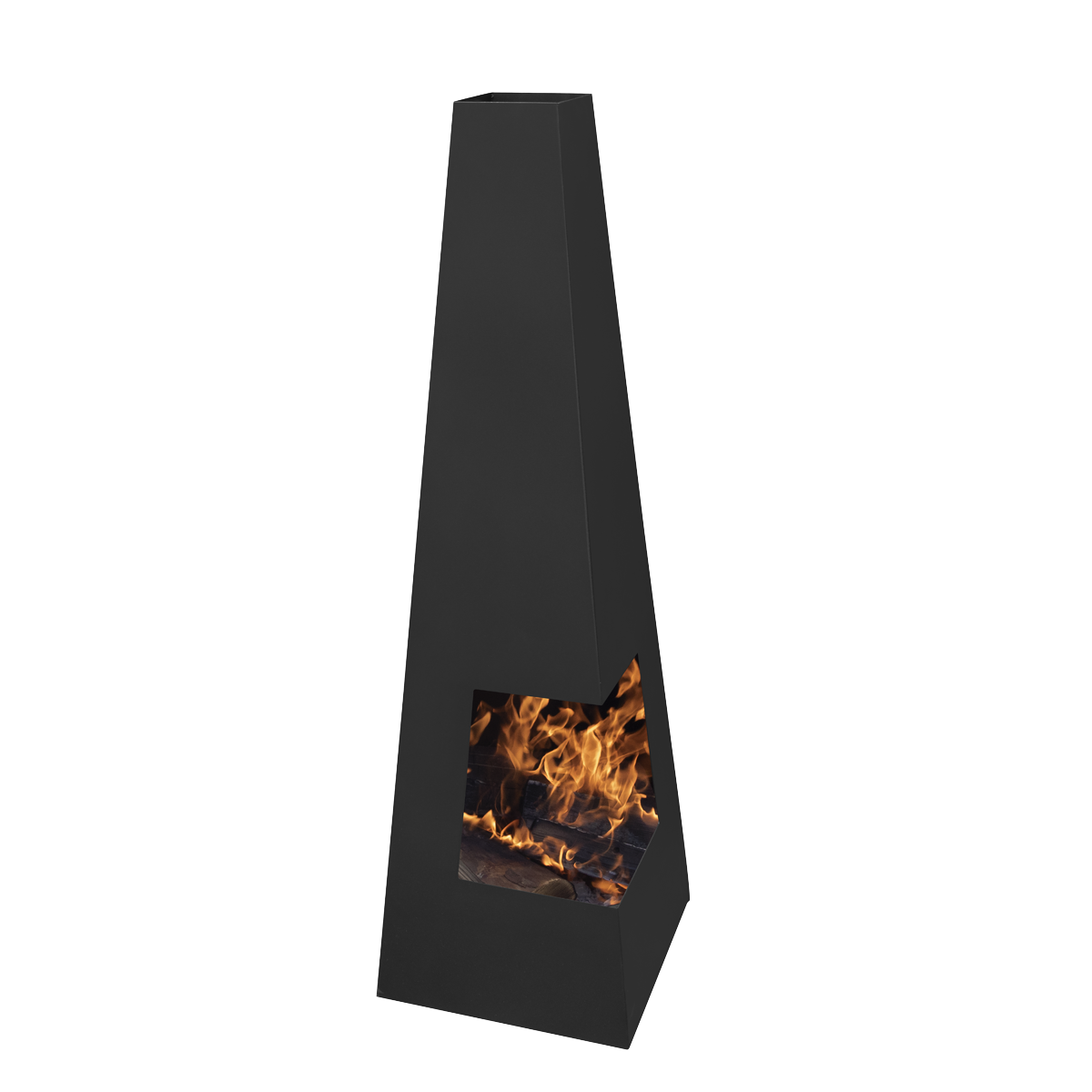 Wood Burner/Chiminea - Black Steel DG105