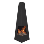 Wood Burner/Chiminea - Black Steel DG105