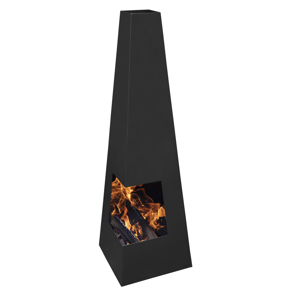 Wood Burner/Chiminea - Black Steel DG105