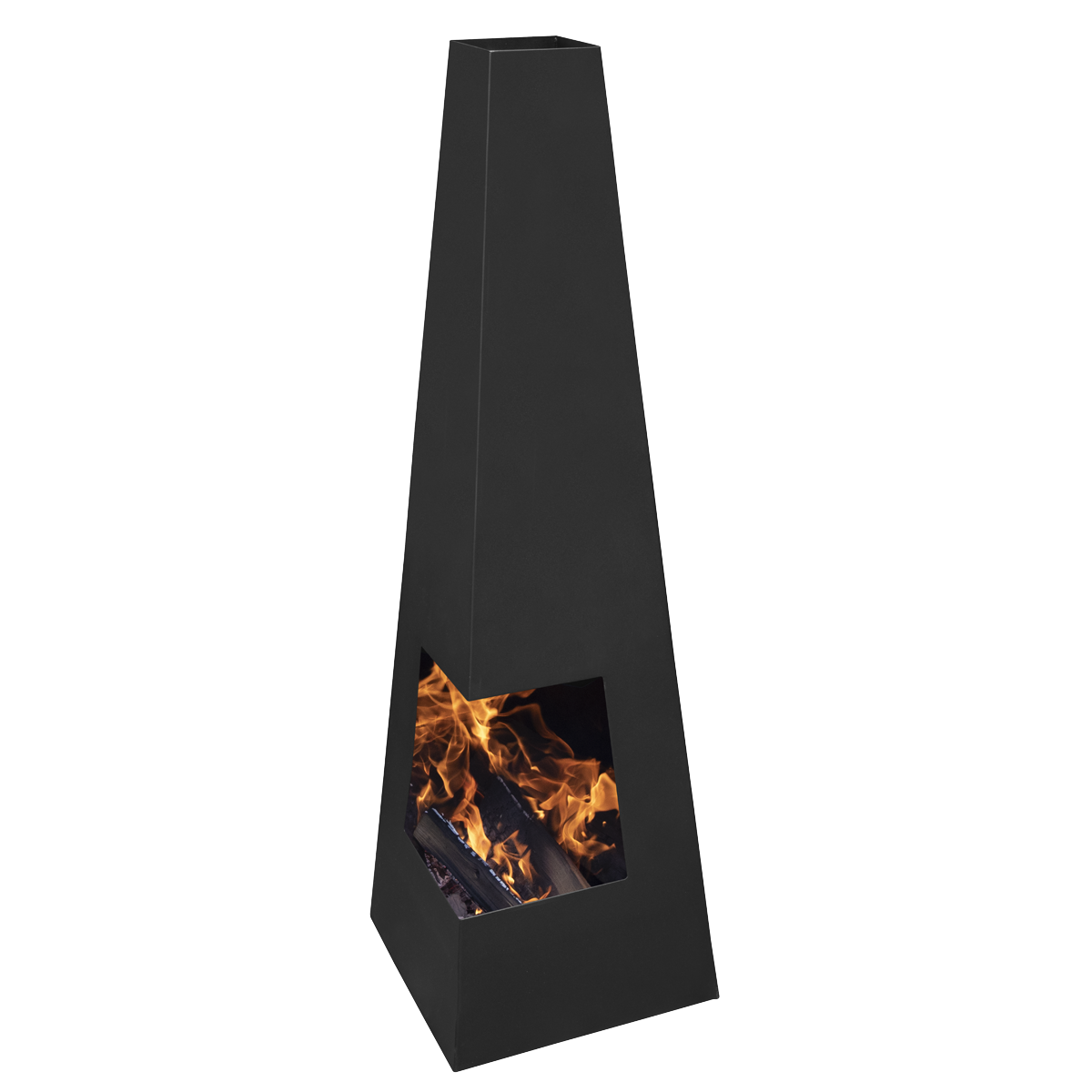Wood Burner/Chiminea - Black Steel DG105