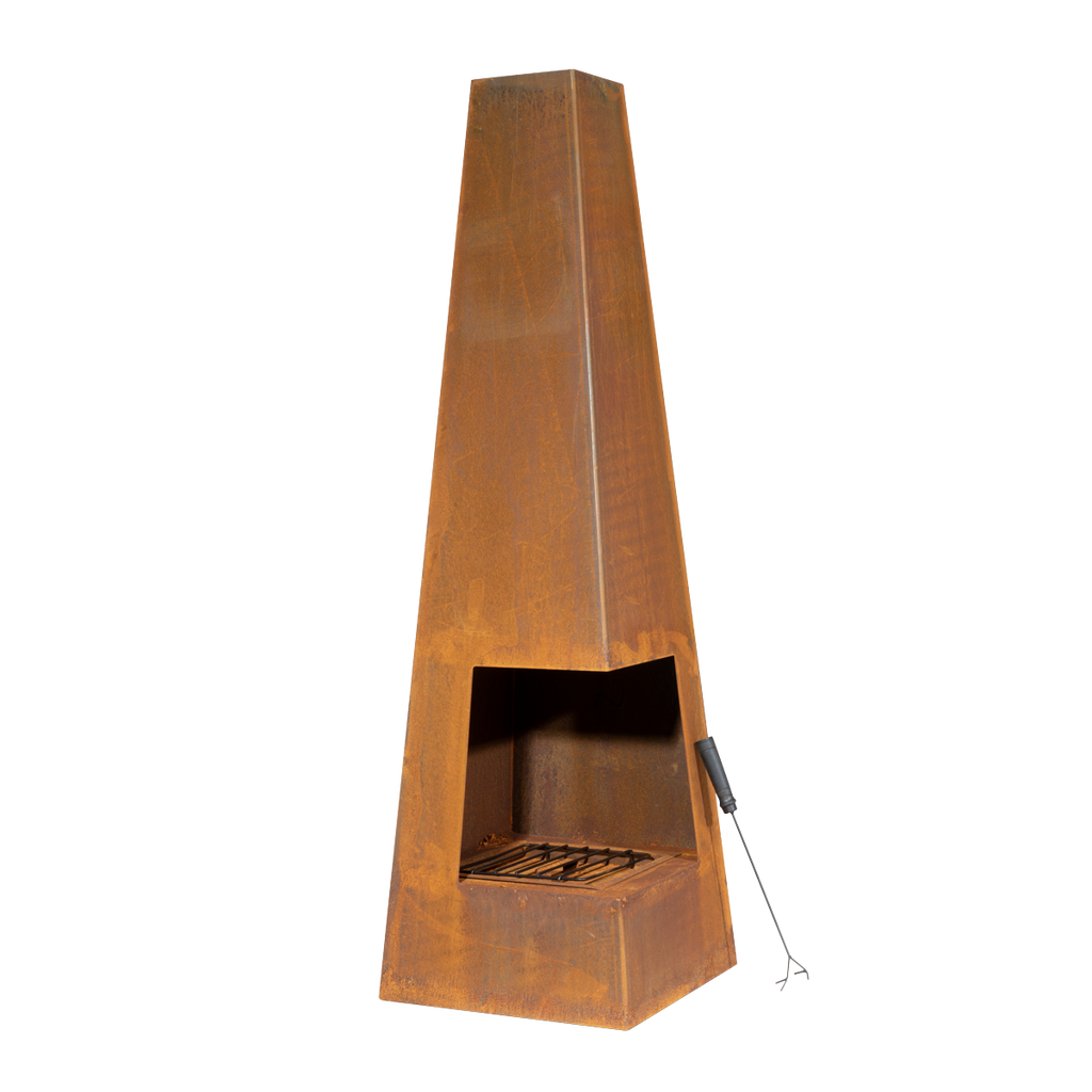 Wood Burner/Chiminea - Corten Steel DG106