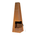 Wood Burner/Chiminea - Corten Steel DG106
