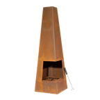Wood Burner/Chiminea - Corten Steel DG106