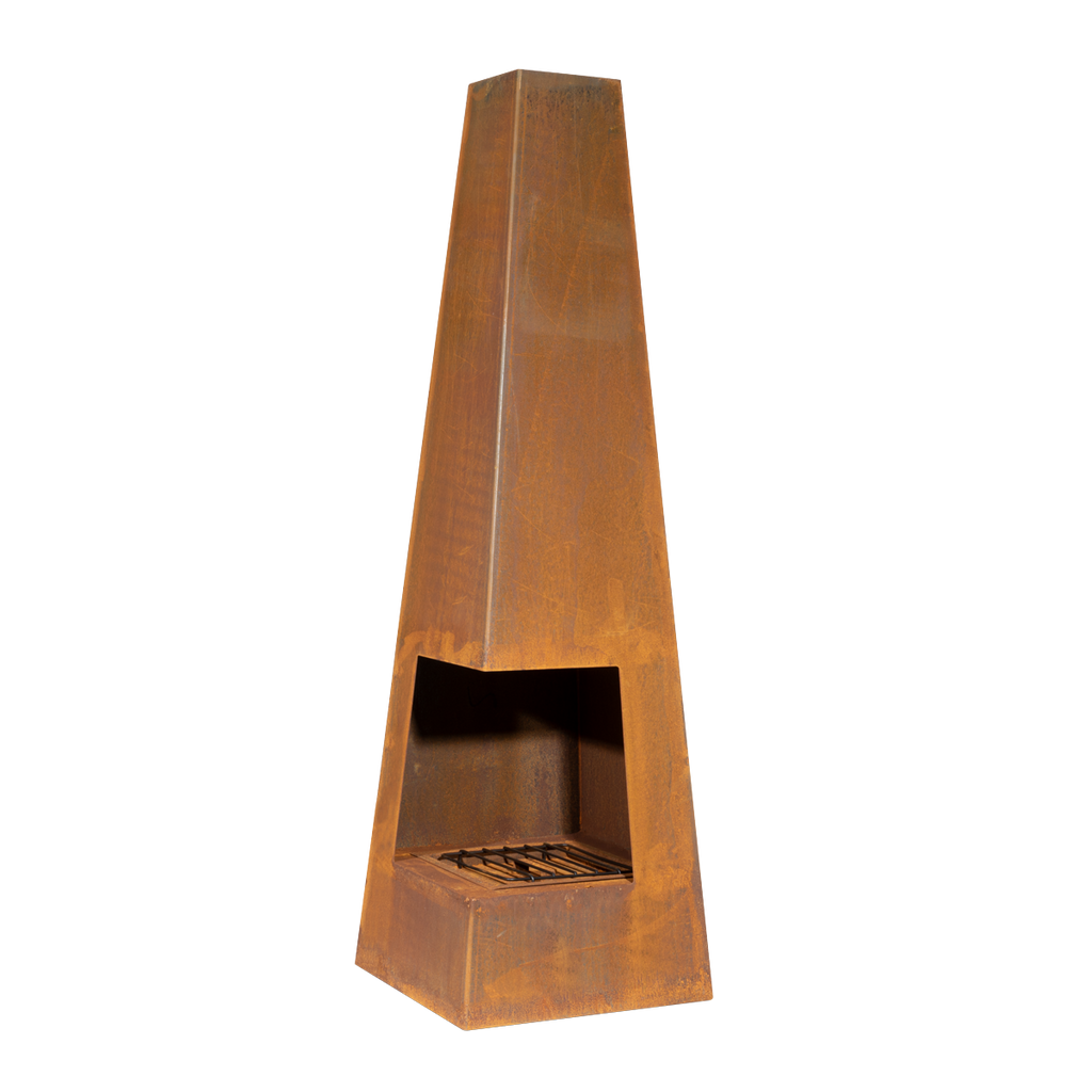 Wood Burner/Chiminea - Corten Steel DG106