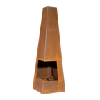 Wood Burner/Chiminea - Corten Steel DG106