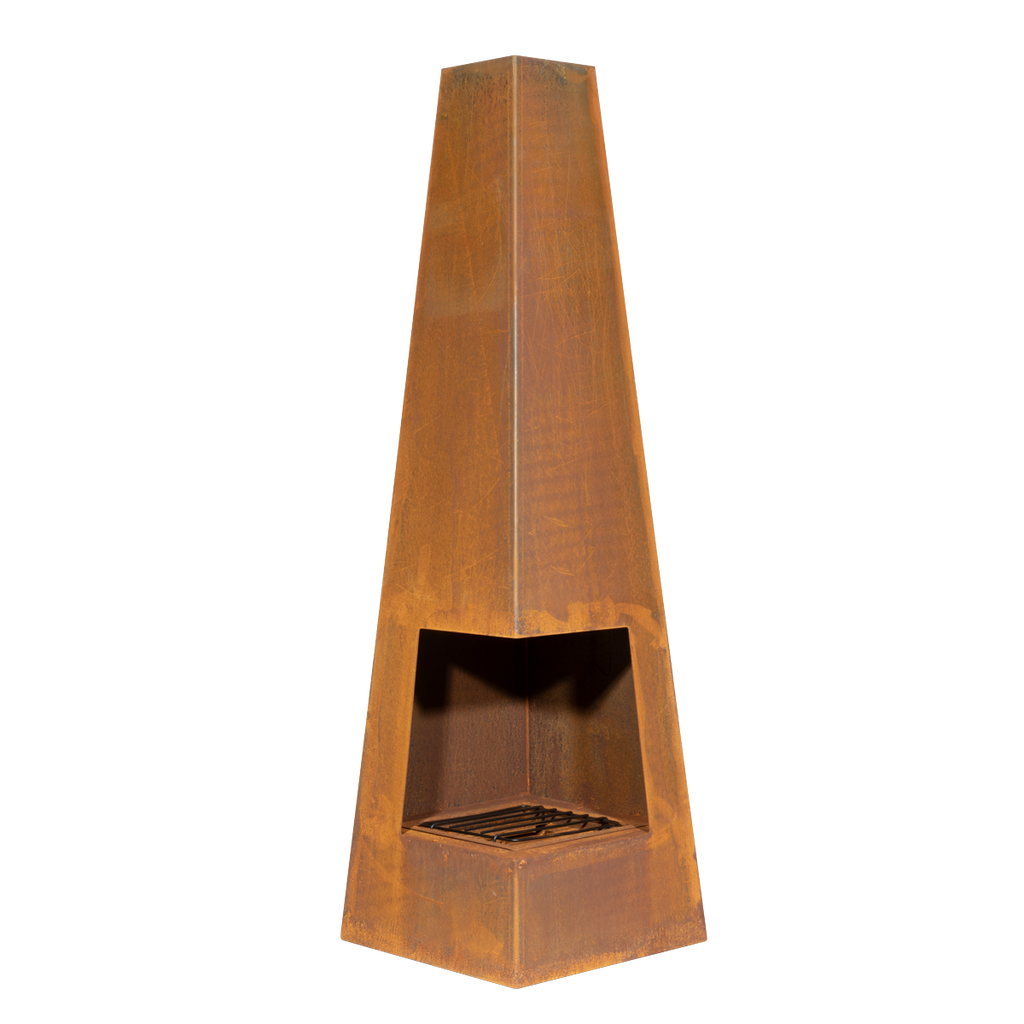 Wood Burner/Chiminea - Corten Steel DG106