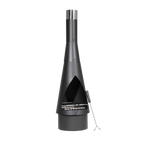 Dellonda Outdoor Chiminea - Black Steel DG109