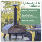 Wood-Fired Pizza Oven 14" - Black DG10