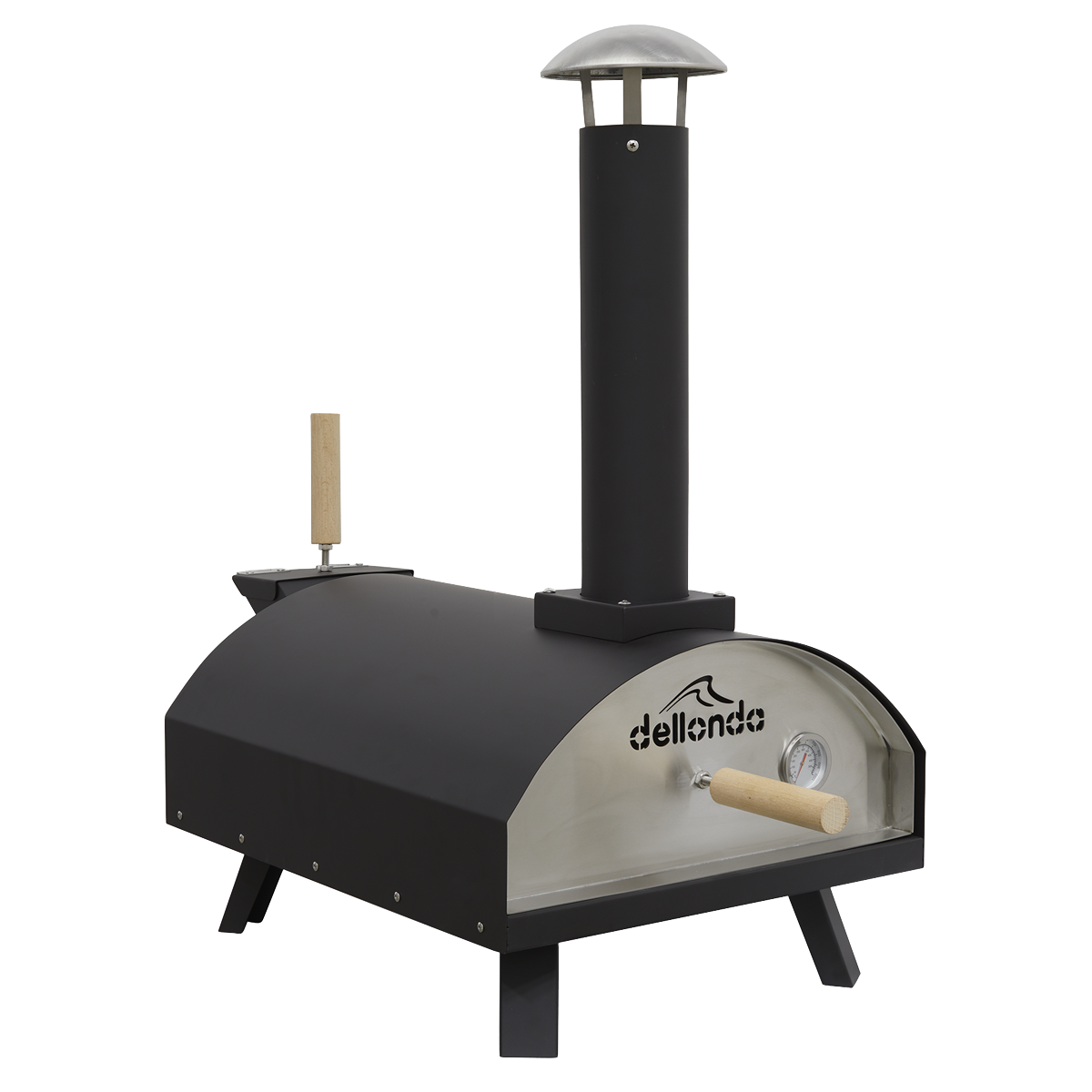 Wood-Fired Pizza Oven 14" - Black DG10