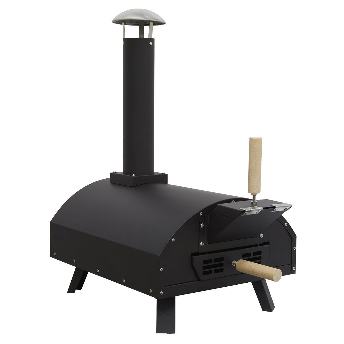 Wood-Fired Pizza Oven 14" - Black DG10