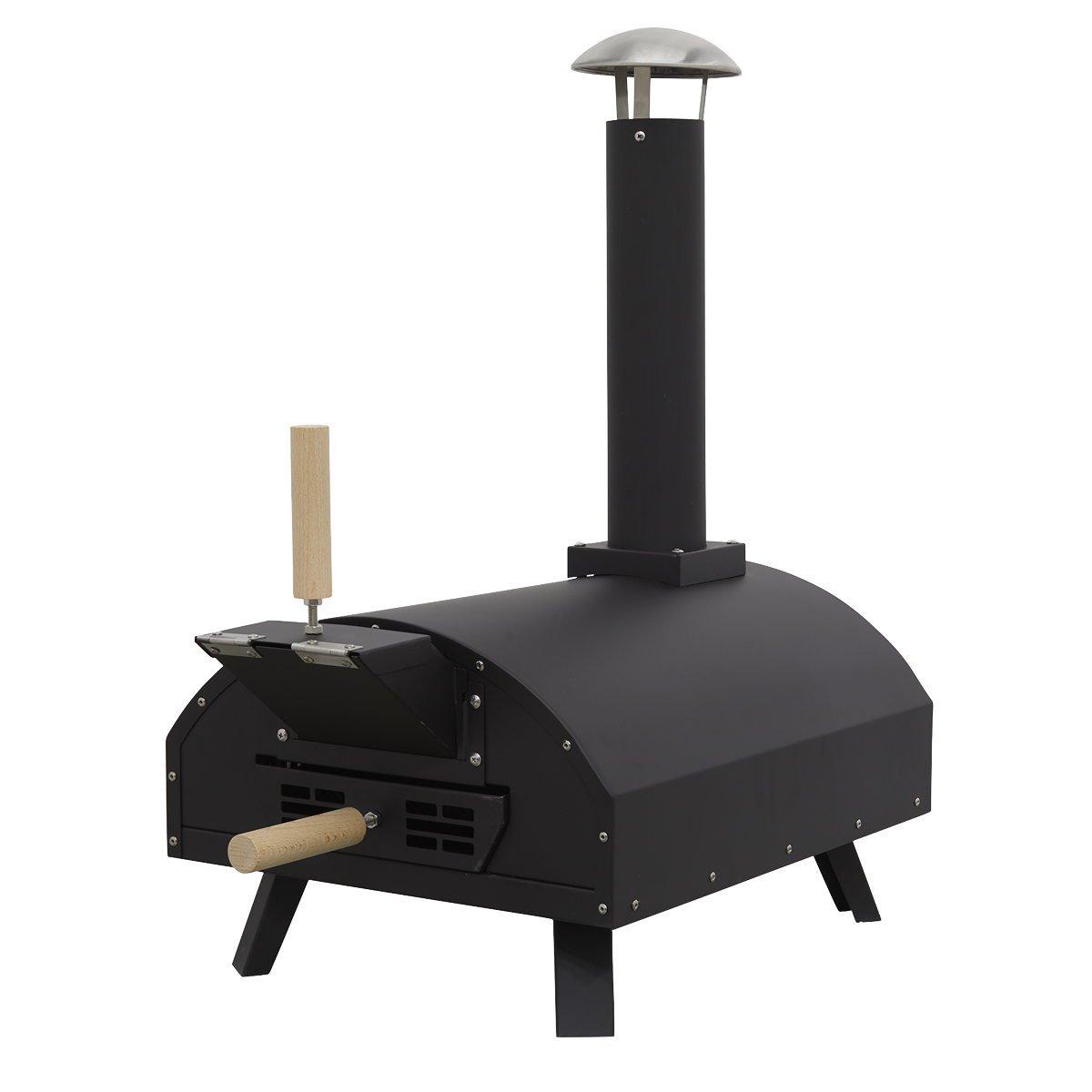 Wood-Fired Pizza Oven 14" - Black DG10
