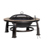 Deluxe Traditional Style Outdoor Fire Pit 76cm - Slate DG111