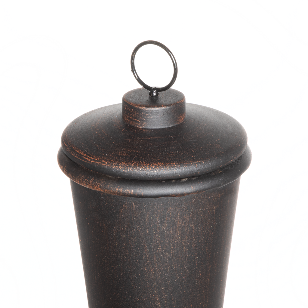 Dellonda Deluxe 360° Chiminea/Fire Pit - Antique Bronze Finish DG112