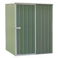 Galvanized Steel Storage Shed with Pent Style Roof 151 x 151 x 200cm - Green DG114