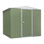 Galvanized Steel Storage Shed with Apex Style Roof 230 x 230 x 220cm - Green DG115